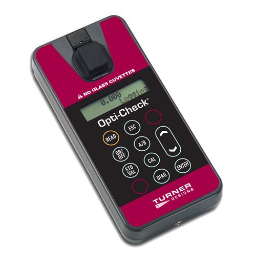 Turner Designs introduces OptiCheck Handheld Fluorometer for Industrial Water Process Control